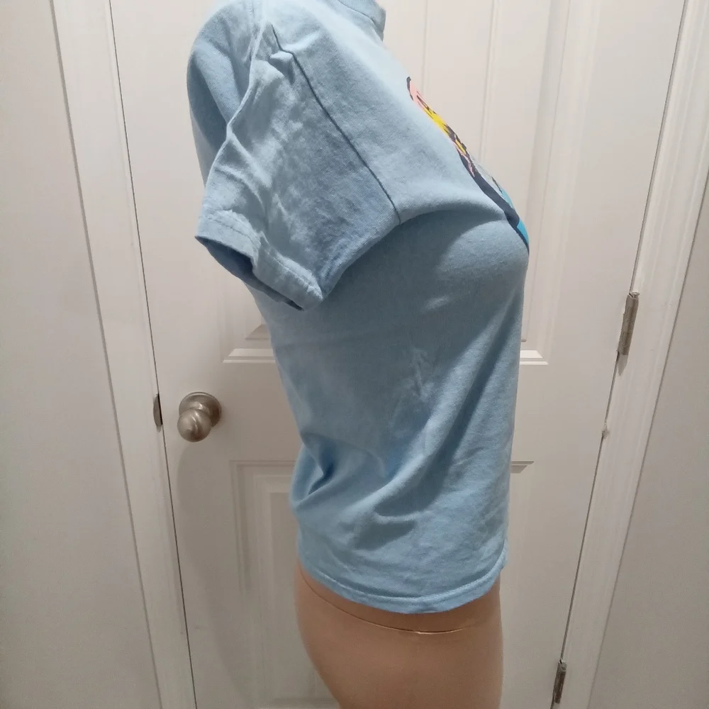 2-$10... Delta Size Youth M Light Blue Graphic T-Shirt Pensacola Beach